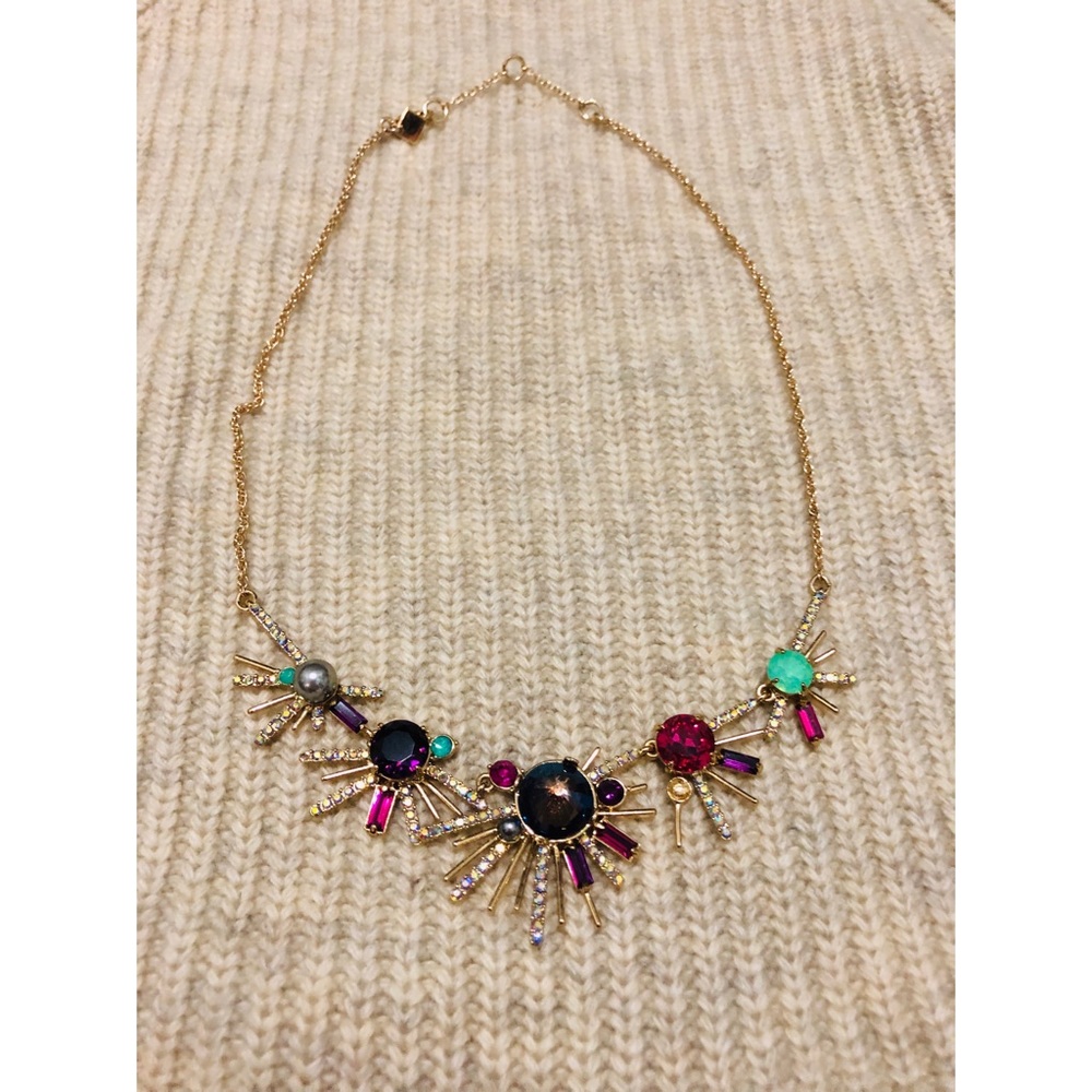 Banana Republic Gem Stone Statement Necklacke